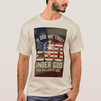 愛国的な250周年記念デザイン Tシャツ