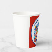 愛国的な7月4日パーティー紙カップ 紙コップ (右)