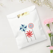 愛国的な7月4日ピンホイール優先バッグ フェイバーバッグ (封をした状態)