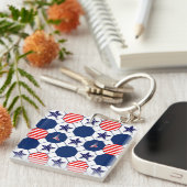 愛国的な キーホルダー (正面右)