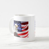 愛国的な コーヒーマグカップ (正面左)