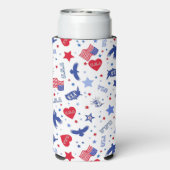 愛国的な スリム缶クーラー (Seltzer裏面)
