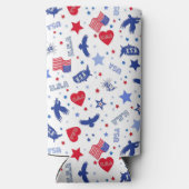 愛国的な スリム缶クーラー (裏面)