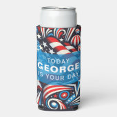 愛国的な スリム缶クーラー (Seltzer正面)