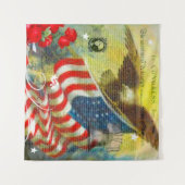 愛国的な タペストリー (正面(横))