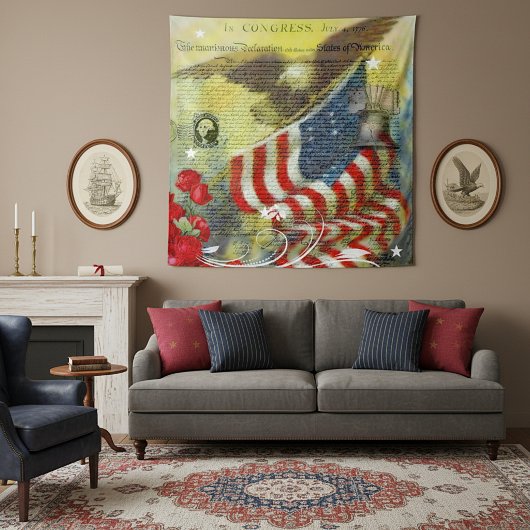 愛国的な タペストリー