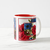 愛国的な ツートーンマグカップ (正面右)