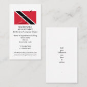 愛国的な | トリニダード国旗 | 名刺(写真) 名刺 (正面/裏面)