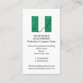 愛国的な | ナイジェリア国旗 | 名刺(写真) 名刺 (正面)