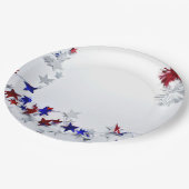 愛国的な ペーパープレート (アングル)