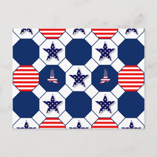 愛国的な ポストカード (正面)