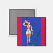 愛国的な マグネット (正面/裏面)