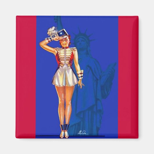 愛国的な マグネット (正面)