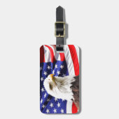 愛国的な ラゲッジタグ (正面縦)