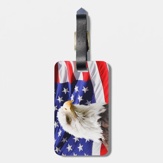 愛国的な ラゲッジタグ (裏面縦)