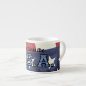 愛国的な「神の祝福…」 スペシャルマグカップ エスプレッソカップ (正面右)