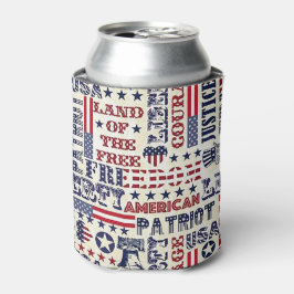 愛国的な 缶クーラー