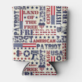 愛国的な 缶クーラー (正面)