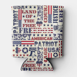 愛国的な 缶クーラー