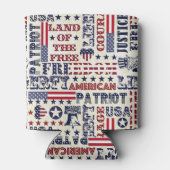 愛国的な 缶クーラー (裏面)