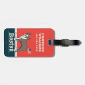 愛国的な | Boston Terrier ラゲッジタグ (裏面横)
