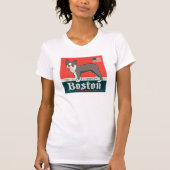 愛国的な | Boston Terrier Tシャツ (正面)