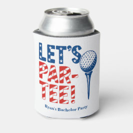 愛国的な「Let's Par-Tee!」ゴルフ缶クーラー 缶クーラー