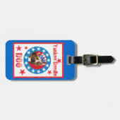 愛国的なAmスタッフ ラゲッジタグ (正面横)