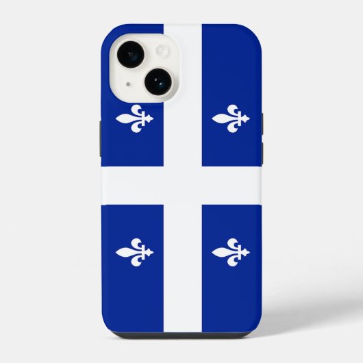 愛国的なApple Case-Mate、ケベック州の旗 Case-Mate i iPhoneケース (裏面)