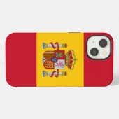 愛国的なApple Case-Mate、スペイン国旗 iPhoneケース (裏面横)