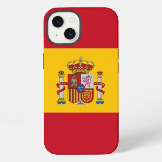 愛国的なApple Case-Mate、スペイン国旗 iPhoneケース (裏面)