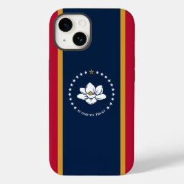 愛国的なApple Case-Mate、ミシシッピ州の旗 Case-Mate iPhone 14ケース