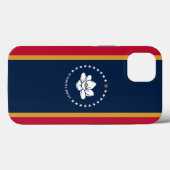 愛国的なApple Case-Mate、ミシシッピ州の旗 Case-Mate iPhoneケース (裏面 (横))