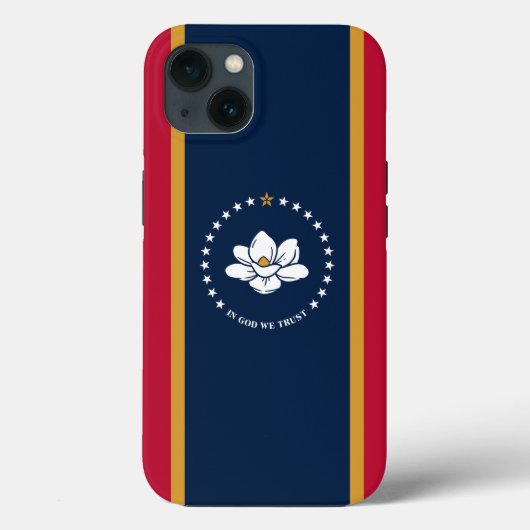 愛国的なApple Case-Mate、ミシシッピ州の旗 Case-Mate iPhoneケース (裏面)