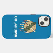 愛国的なApple iPhone 13 Case-Mate、オクラホマ州の旗 iPhoneケース (裏面横)
