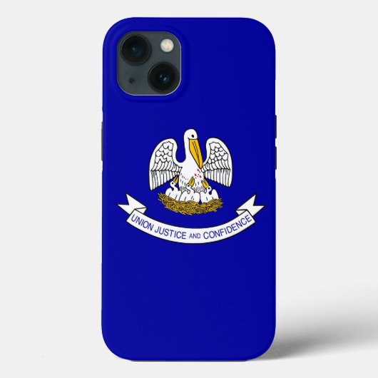愛国的なApple iPhone 13 Case-Mate、ルイジアナ州 Case-Mate iPhoneケース (裏面)