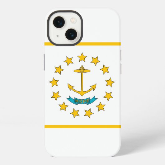 愛国的なApple iPhone 13 Case-Mate、ロードアイランド iPhoneケース (裏面)