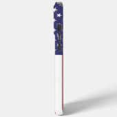 愛国的なApple iPhone 15 Pro Maxケース，アメリカ国旗 Case-Mate iPhoneケース (裏面 / 左)