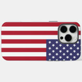 愛国的なApple iPhone 16 Pro Maxケース,アメリカ国旗 Case-Mate iPhoneケース (裏面 (横))