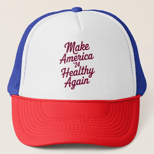 愛国的なMAHA アメリカを再び健康に キャップ (正面)