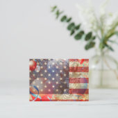 愛国的なRSVPカード エンクロージャーカード (スタンド正面)