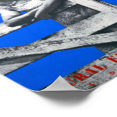 愛国的に編集されていないヴィンテージ写真Old Eutiful Pi ポスター (角)