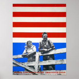 愛国的に編集されていないヴィンテージ写真Old Eutiful Pi ポスター