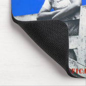 愛国的に編集されていないヴィンテージ写真Old Eutiful Pi マウスパッド (コーナー)