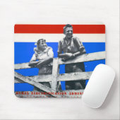 愛国的に編集されていないヴィンテージ写真Old Eutiful Pi マウスパッド (マウス)