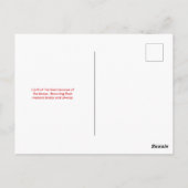 愛国的はっきりしたなアメリカ国旗のメモリアルデー ポストカード (裏面)