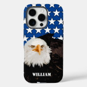 愛国的はっきりしたなハゲ・イーグル米国プライドアモダンメリカ Case-Mate iPhoneケース (裏面)