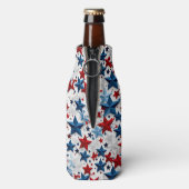 愛国的はっきりしたスターバスト ボトルクーラー (ボトル裏面)