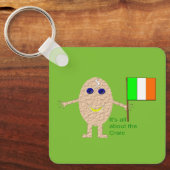 愛国的アイリッシュエッグカスタム キーホルダー (正面)