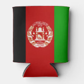 愛国的アフガニスタン国旗のクーラーボックス 缶クーラー (正面)